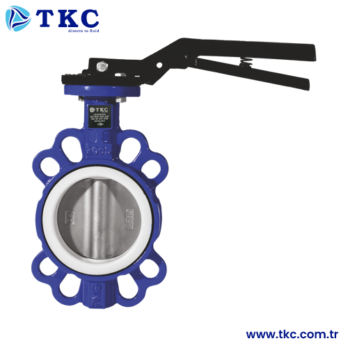 TKC3432 Wafer Type Butterfly Valve PTFE Seat AISI316 Disc