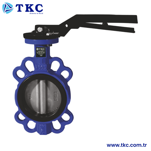 TKC3441 Wafer Type Butterfly Valve VITON Seat AISI304 Disc